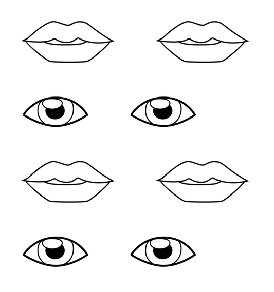 Eyes & Lips Beading Patterns