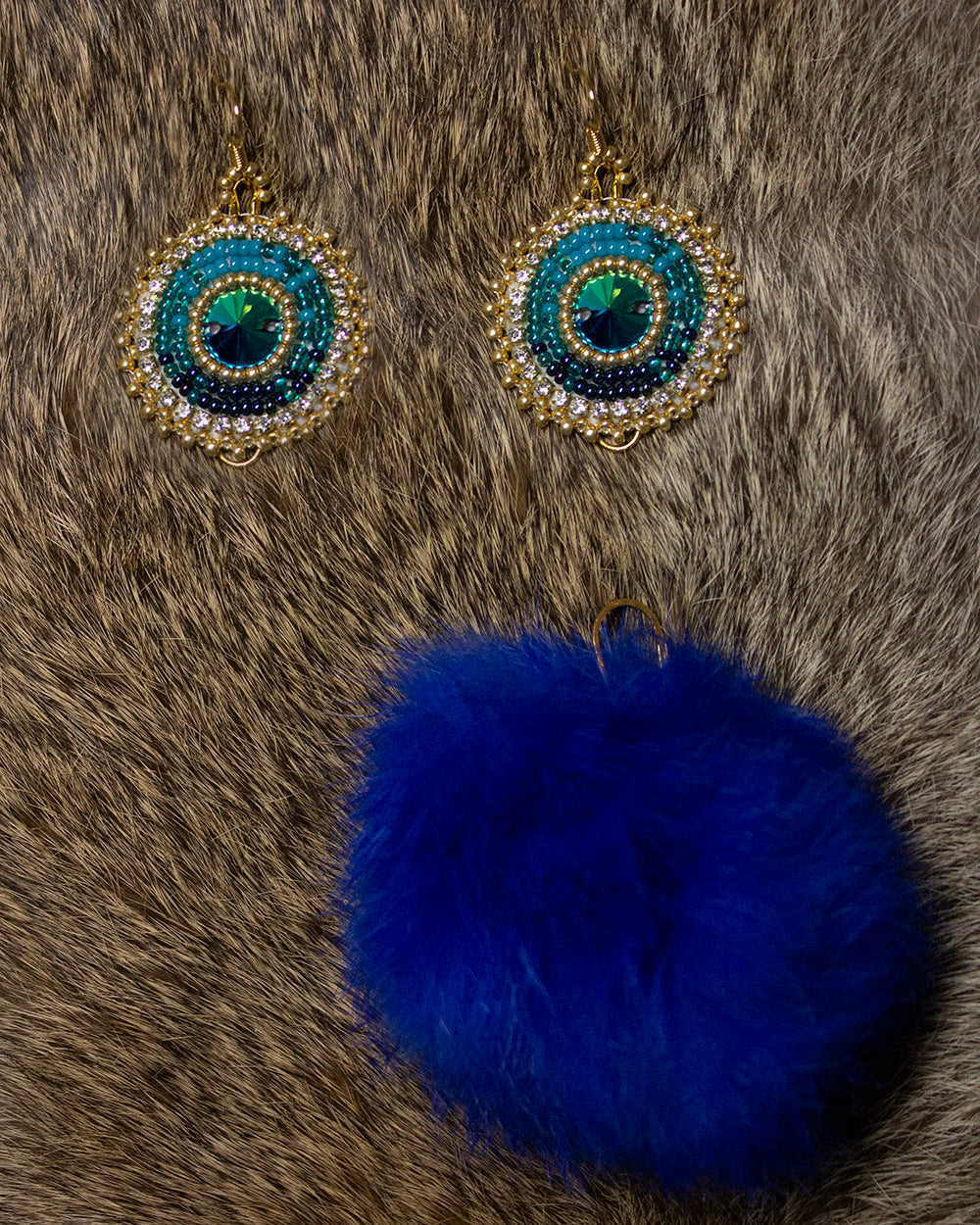 Fur 3-in-1 Earrings