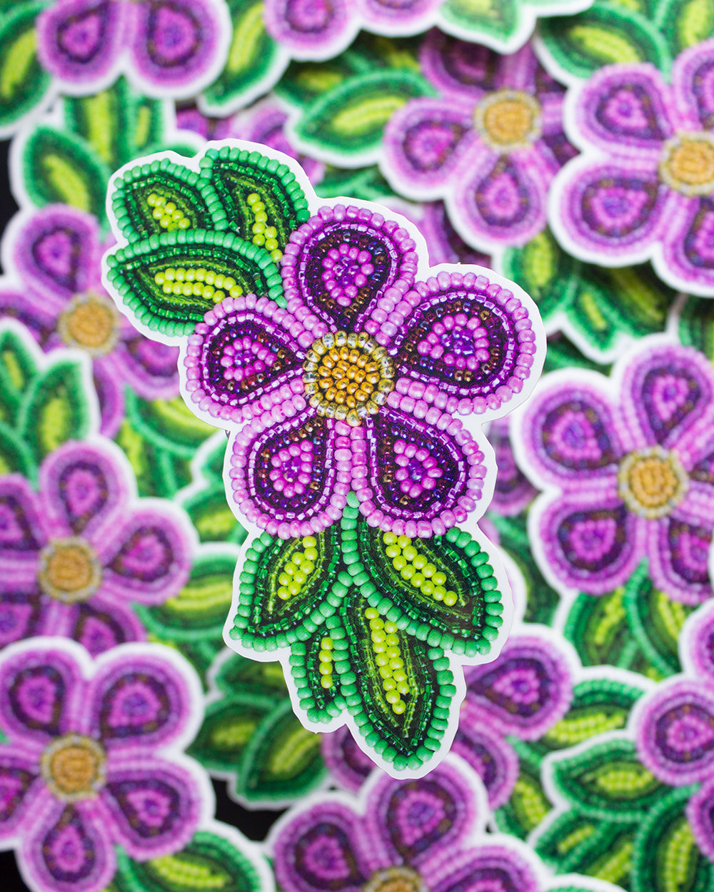 Floral Beadwork Stickers