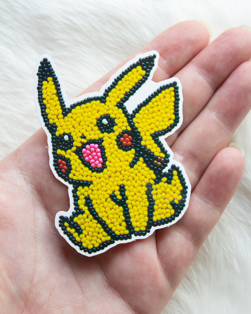 Pikachu Beadwork Stickers