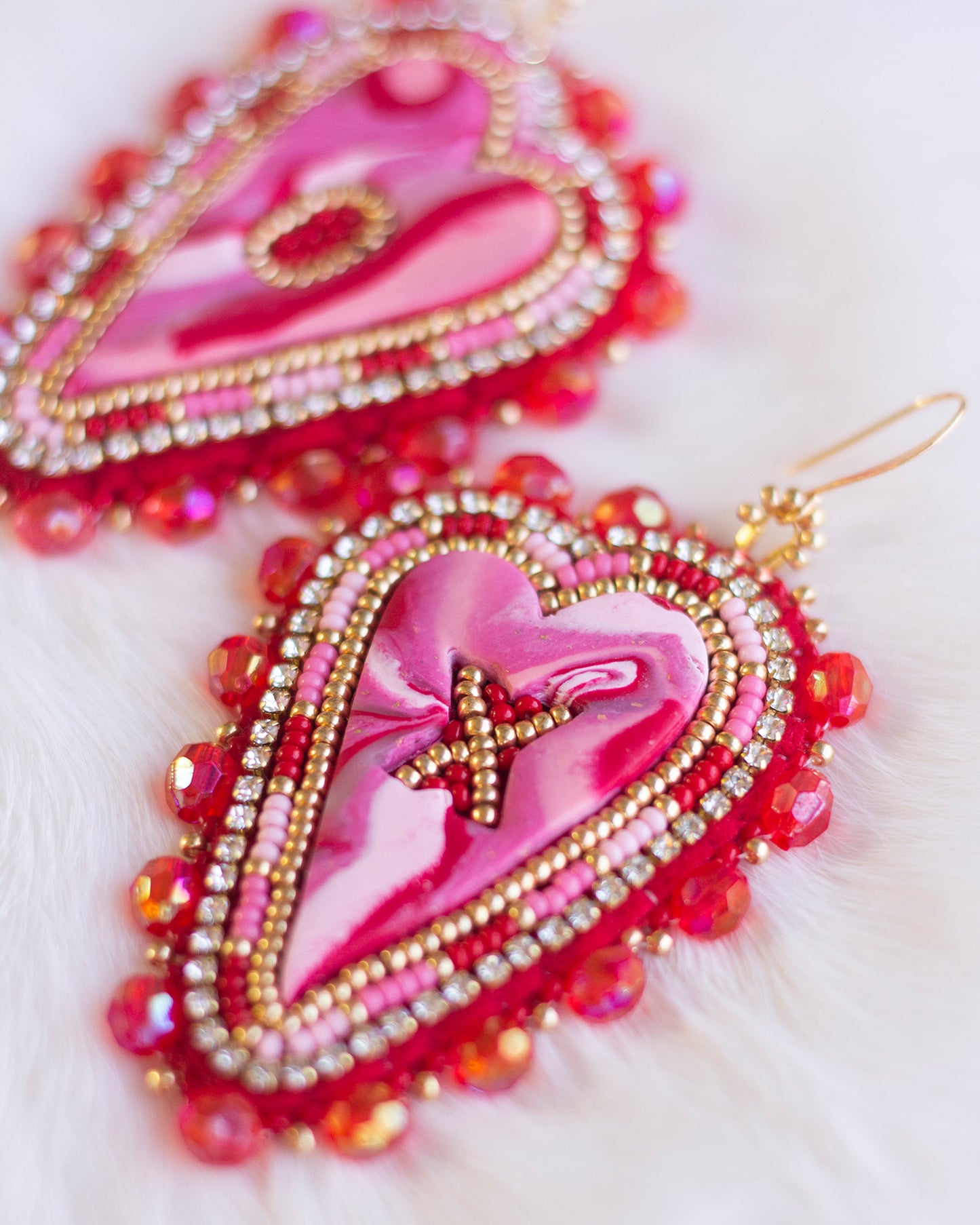 XO Heart Earrings