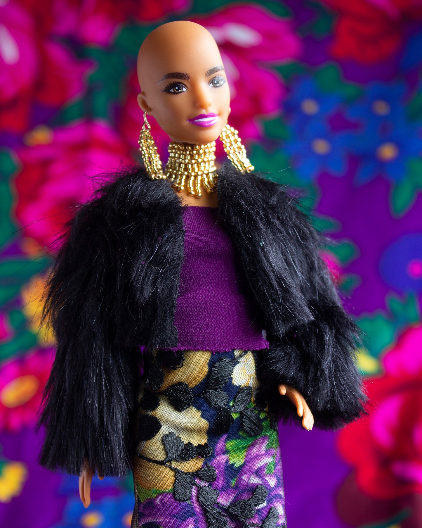 Doll #2 Bald & Boujee Auntie