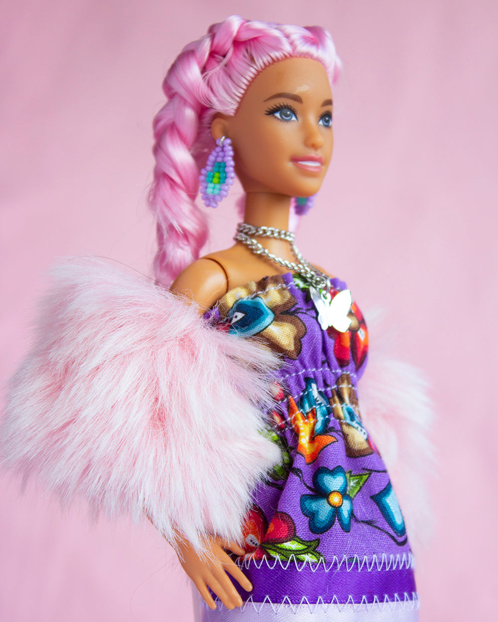 Doll #44 Pink & Purple Penelope