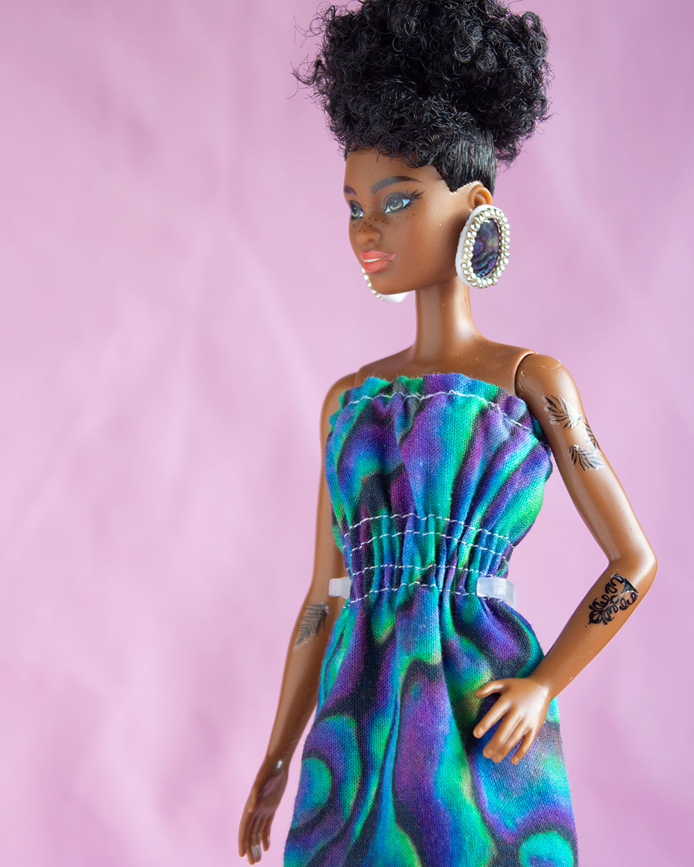 Doll #52 Afro-Indigenous Gal in Abalone