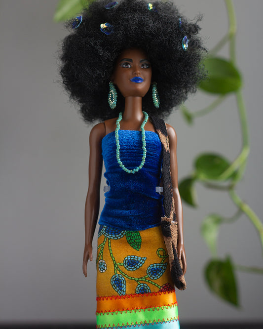 Doll #14 Afro-Indigenous Flowerchild