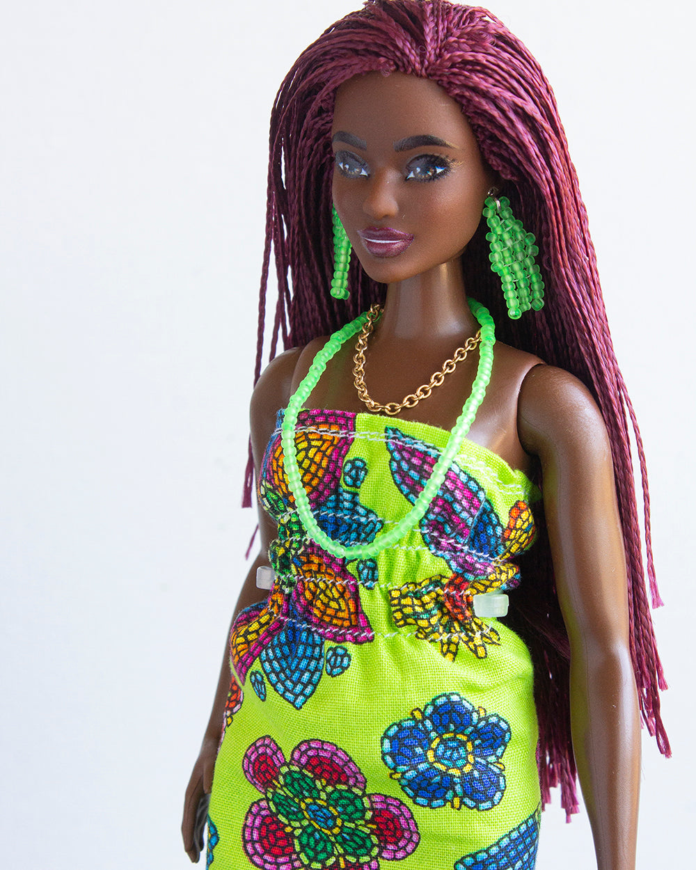 Doll #19 Deadly Neon Afro-Indigenous Doll